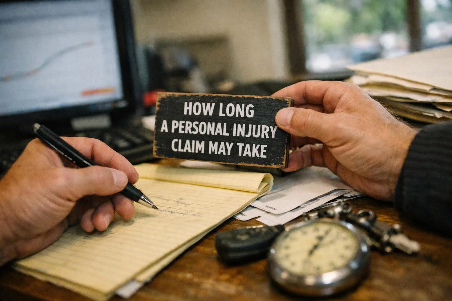 How Long a Personal Injury Claim May Take
