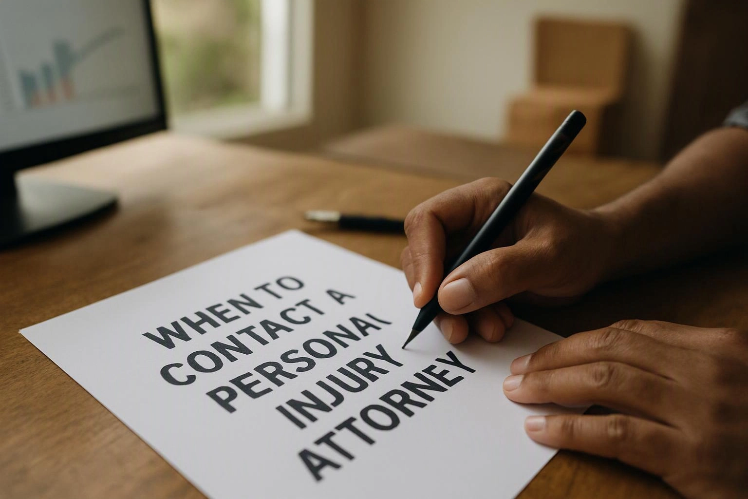 When to Contact a Personal Injury Attorney