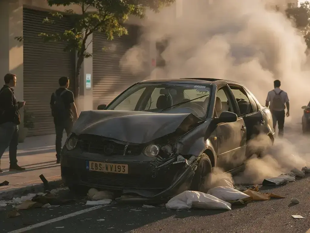 Car accident attorney helping injured driver near Downtown Forest Park Historic District