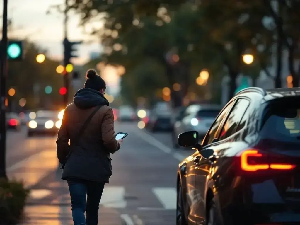 Personal injury lawyer meeting car accident client near Union City Welcome Center after rainy weather crash