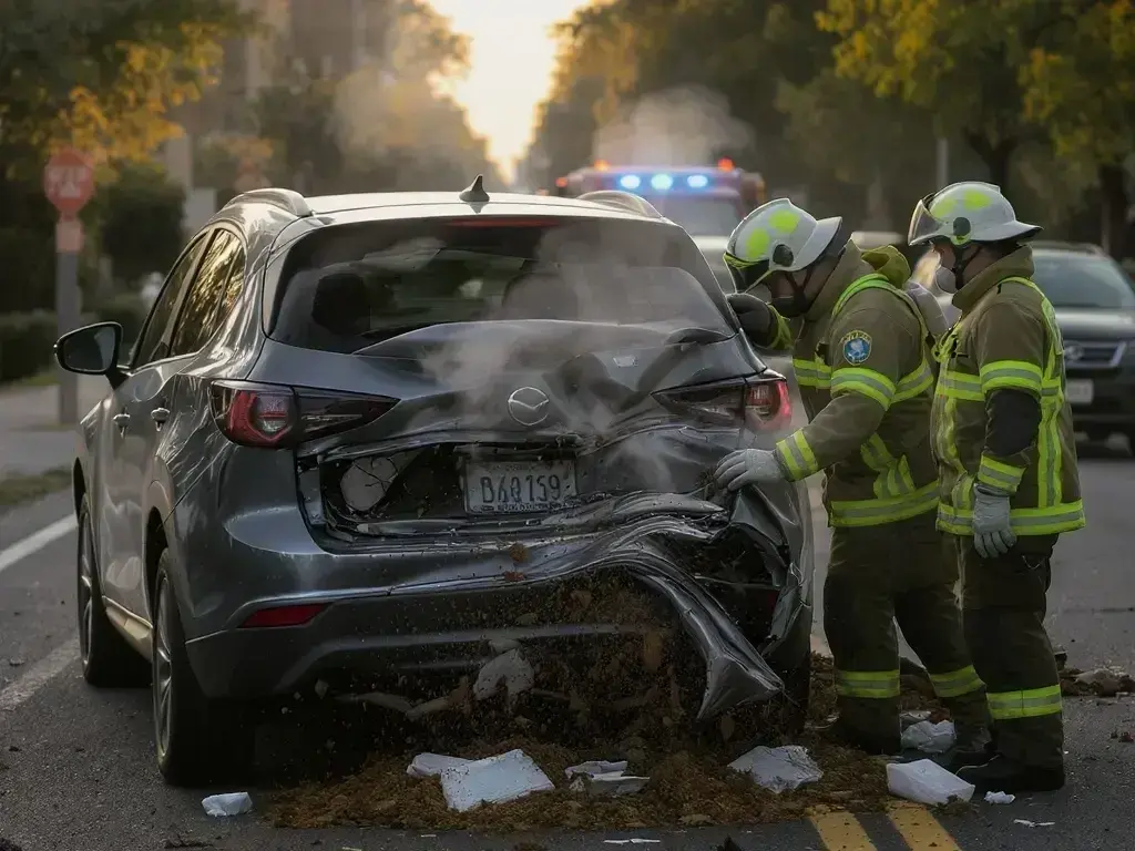Truck accident lawyer discussing insurance claim with family in Ashford Park Brookhaven
