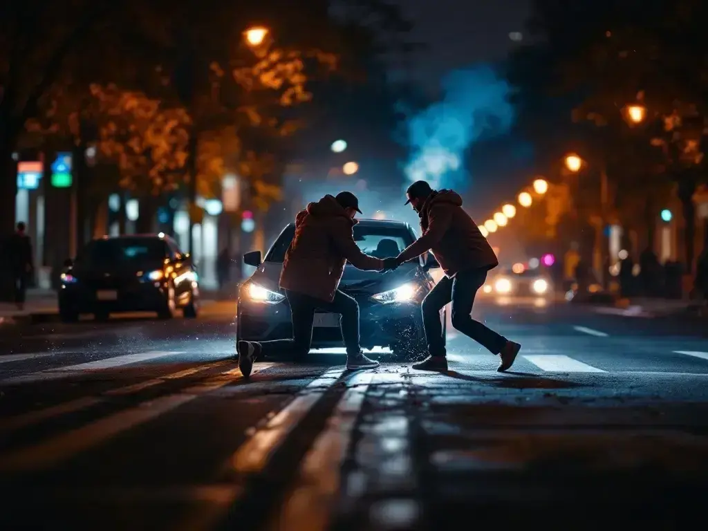 Medical evaluation of a Brookhaven resident injured in a head-on collision