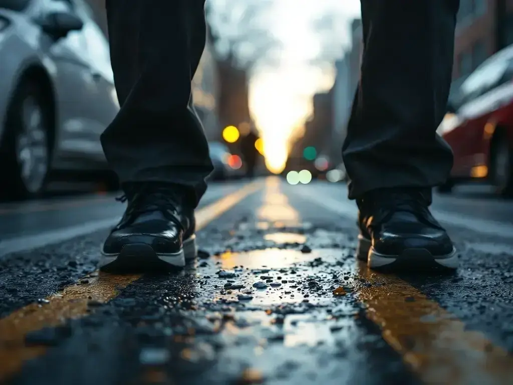 Atlanta Auto Law attorney reviewing bike accident evidence in Decatur office